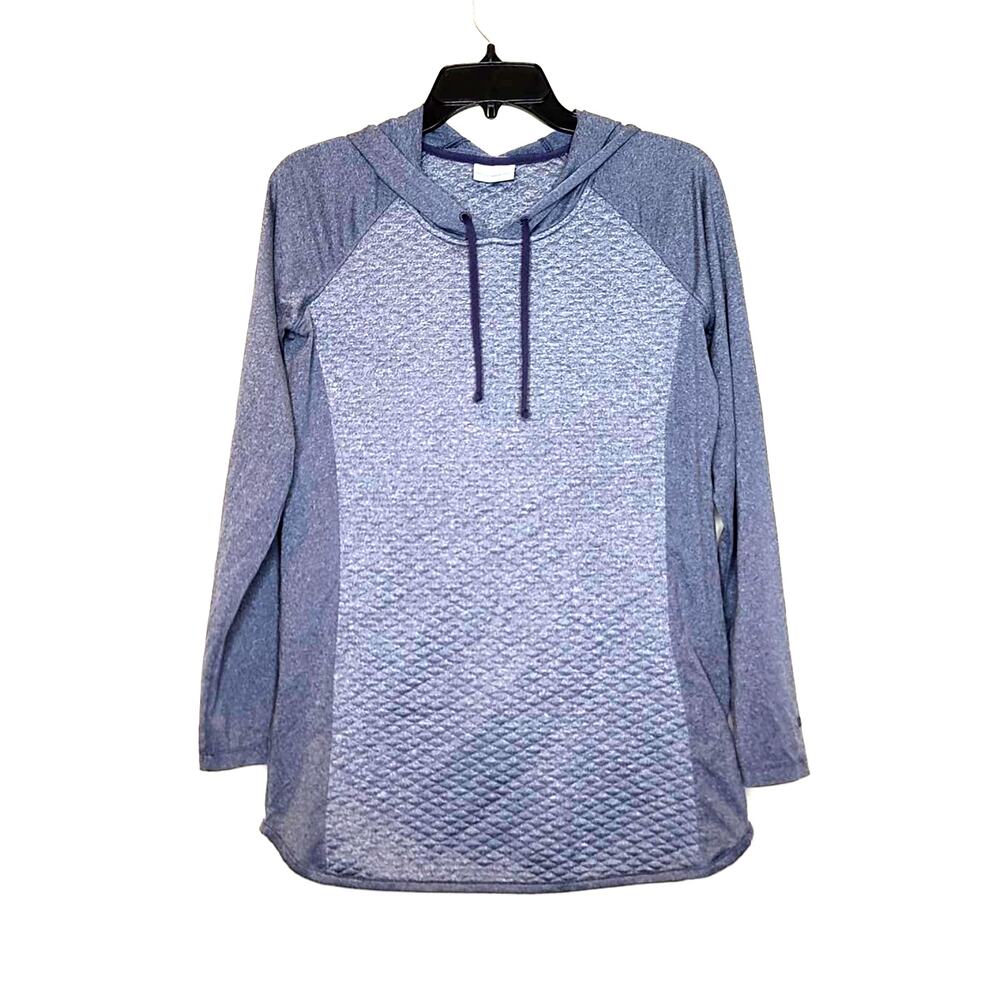 Columbia lavender long sleeve pullover hoodie jacket - small